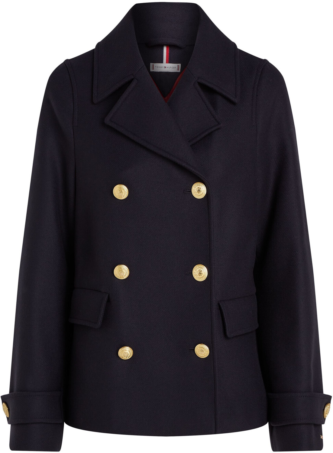 Tommy Hilfiger Double Faced Relaxed Peacoat with Cashmere WW0WW42632 desert sky ab 179 99 Preisvergleich bei idealo