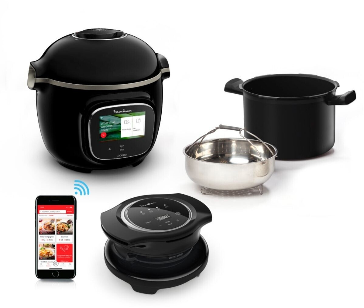 Moulinex Cookeo Touch Wifi avec Extra Crisp YY5479FB