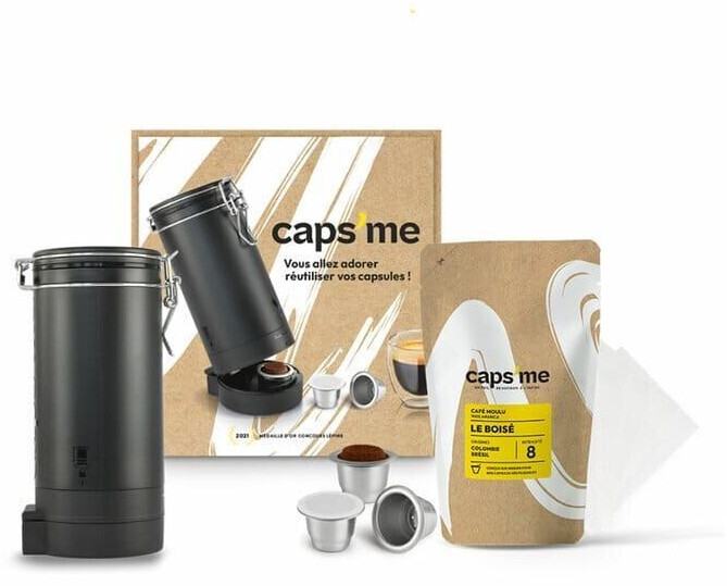 Caps me Capsule rechargeable Le coffret noir