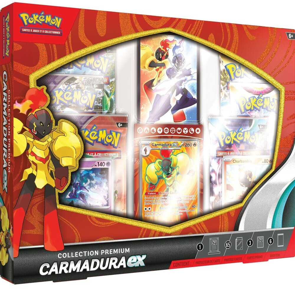 Asmodée Pokémon Coffret Collection premium Carmadura-ex (français)