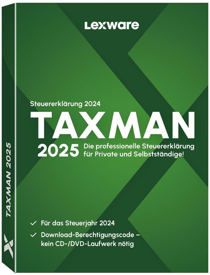 Lexware TAXMAN 2025 (Download) ab € 32,95 Preisvergleich bei idealo.at