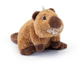 Onwomania Peluche Castoro Marrone 24 Cm, Morbido, Lavabile, Imbottito In PET Riciclato, Giocattolo Sicuro Per Bambini, Certificato EN71