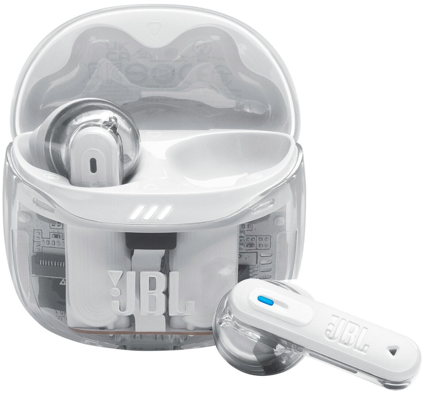 JBL Tune Flex 2 Ghost Edition White