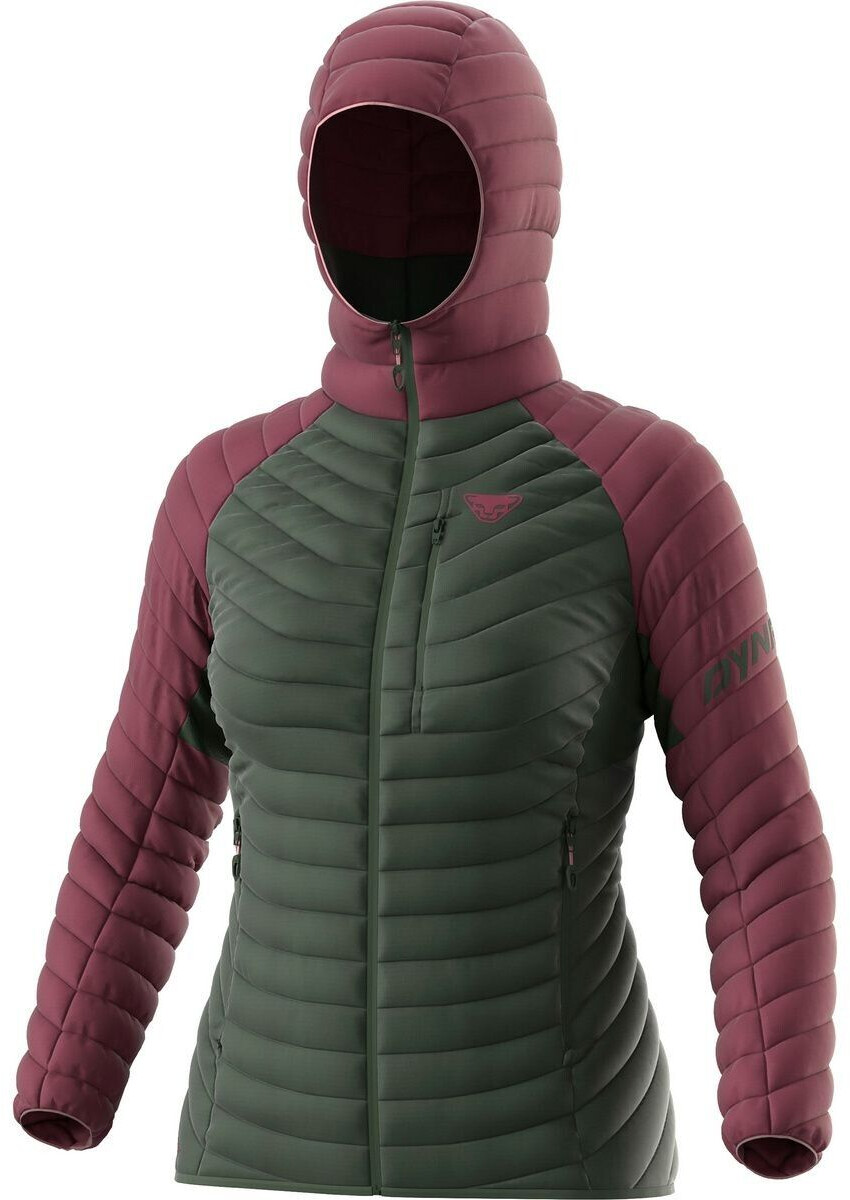 Dynafit Radical Down Hood Jacket Women dark rose/green