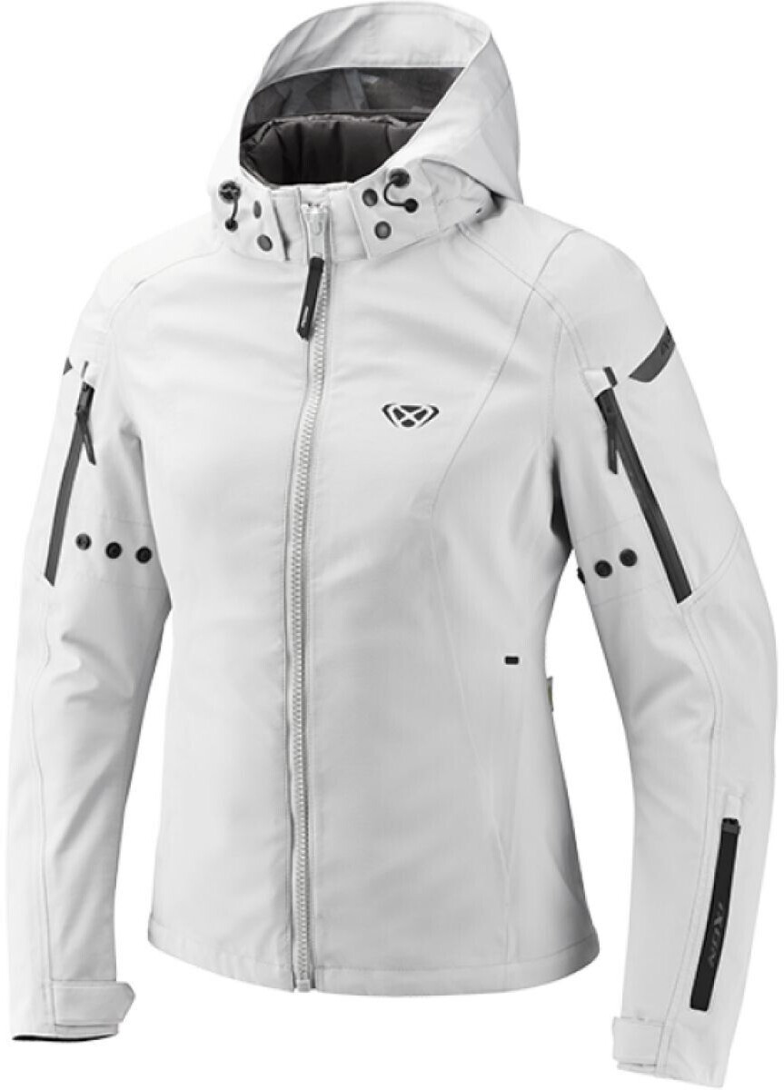 IXON Blouson Burning Lady gris clair
