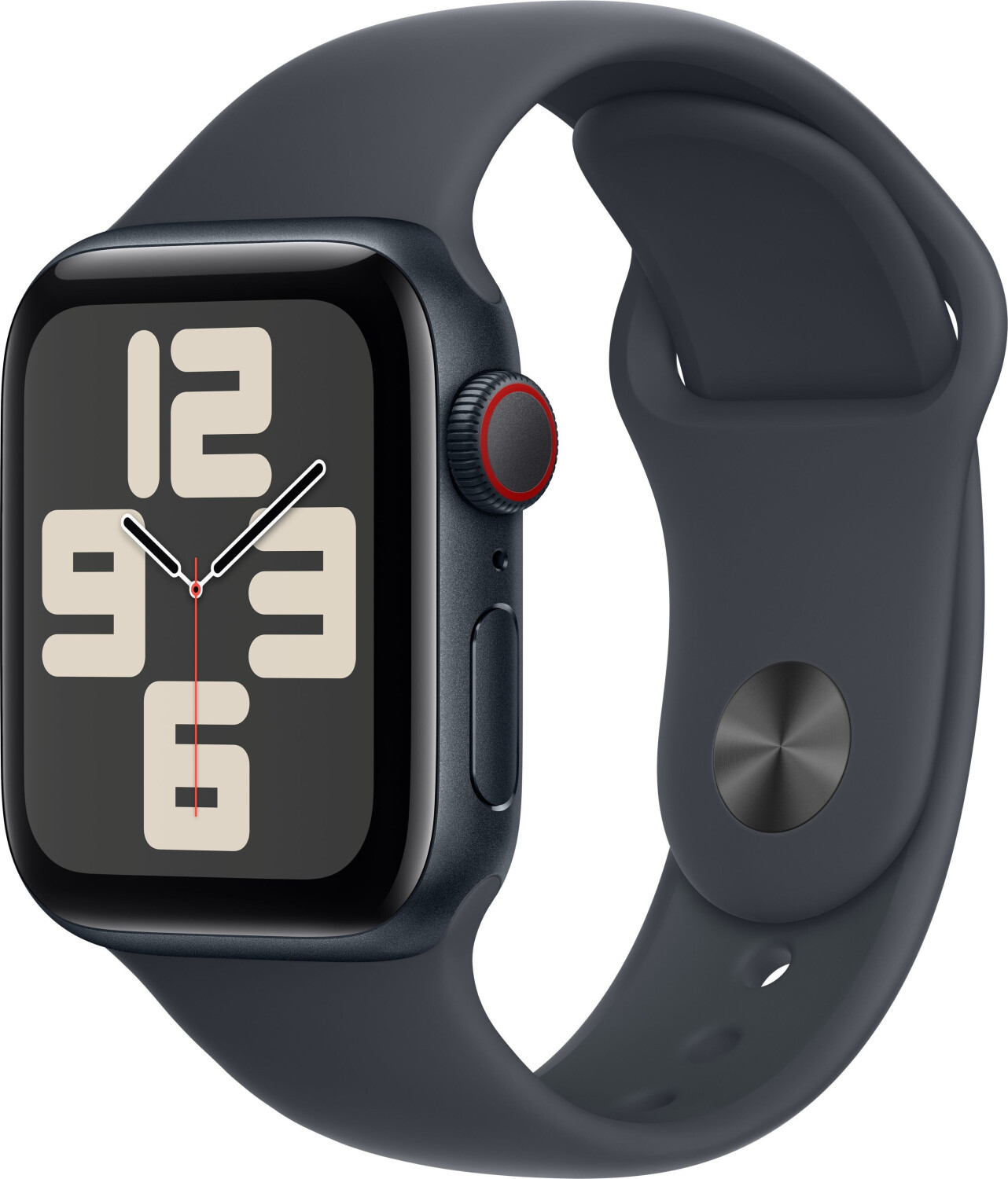 Apple Watch SE 2022 4G 40 mm Bracelet Sport Minuit M/L (2024)