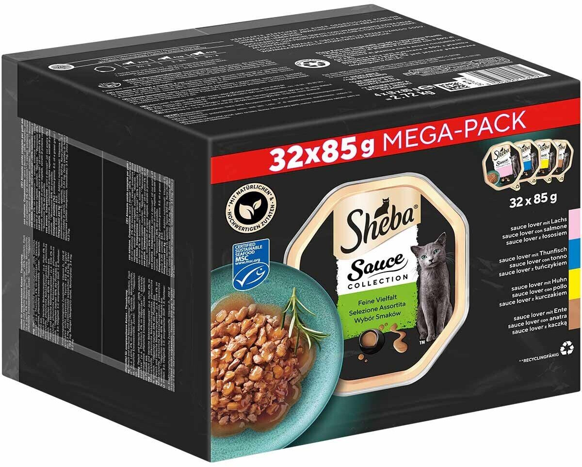 Sheba Sauce Collection Fine Variety MSC Mega-Pack 32x85g