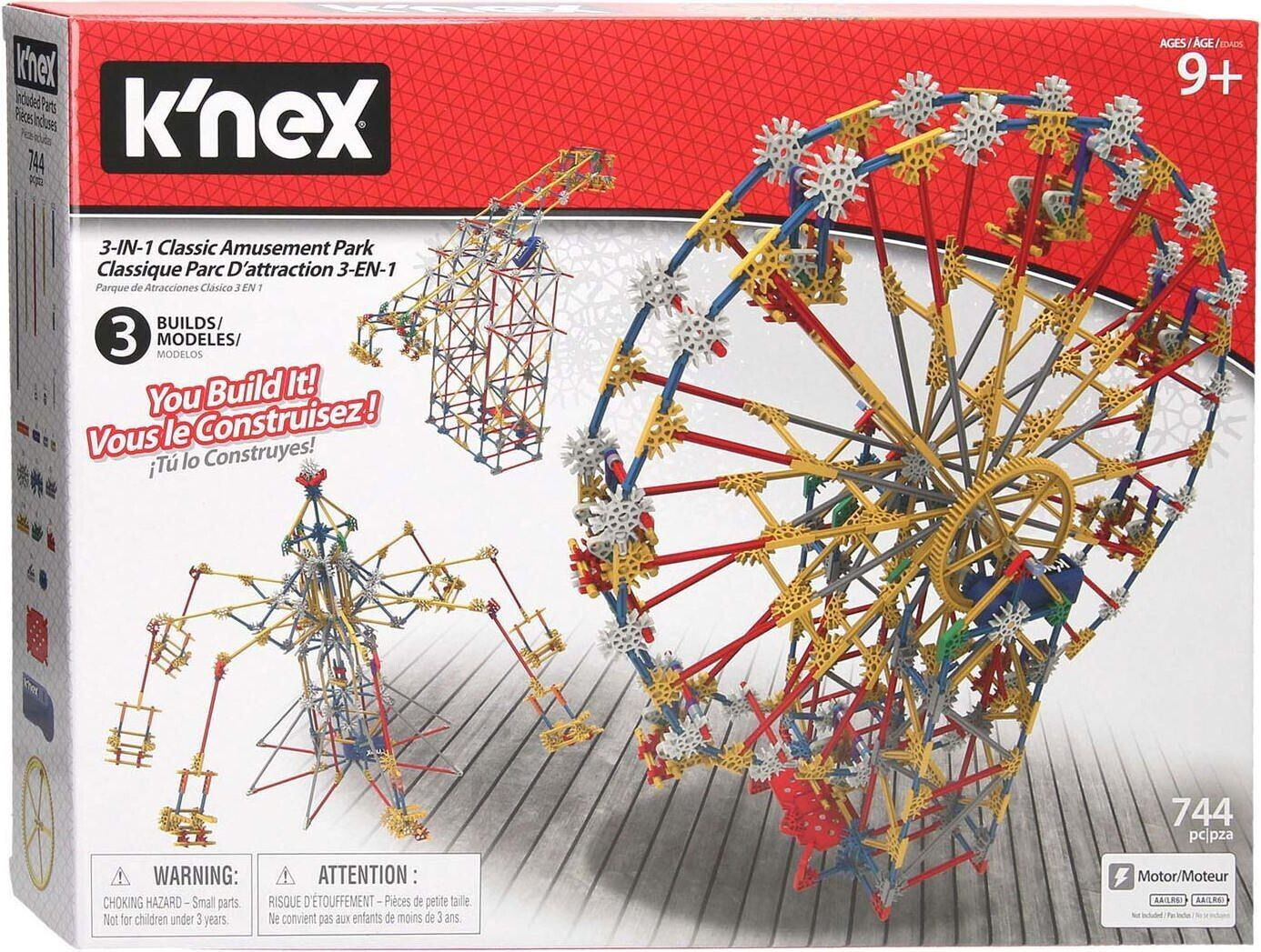 Buy Basic Fun K Nex Thrill Rides 3 in 1 Classic Amusement Park Building Set 17035 from 49.99 Today Best Deals on idealo