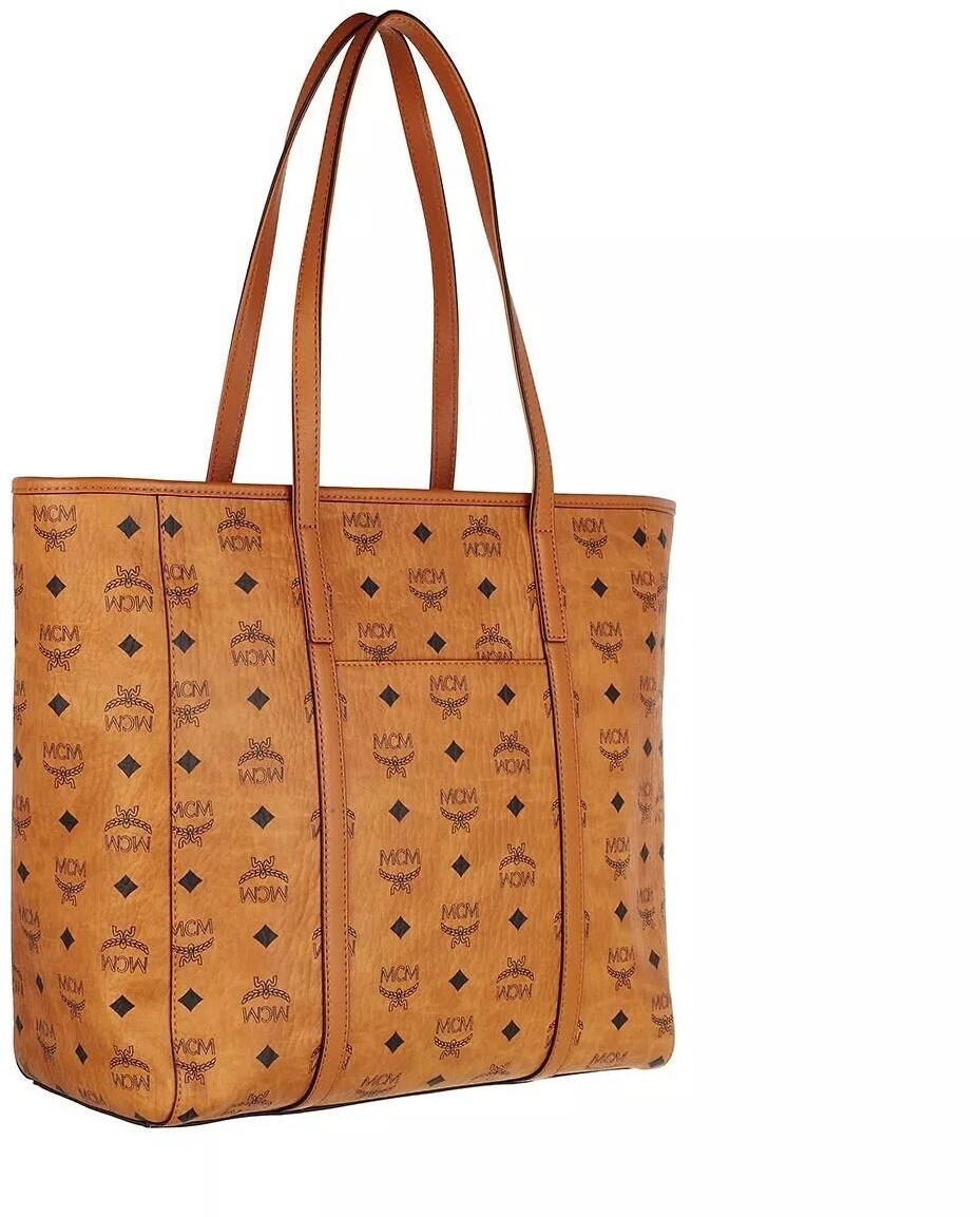 Mcm toni visetos mini shopper cognac deals