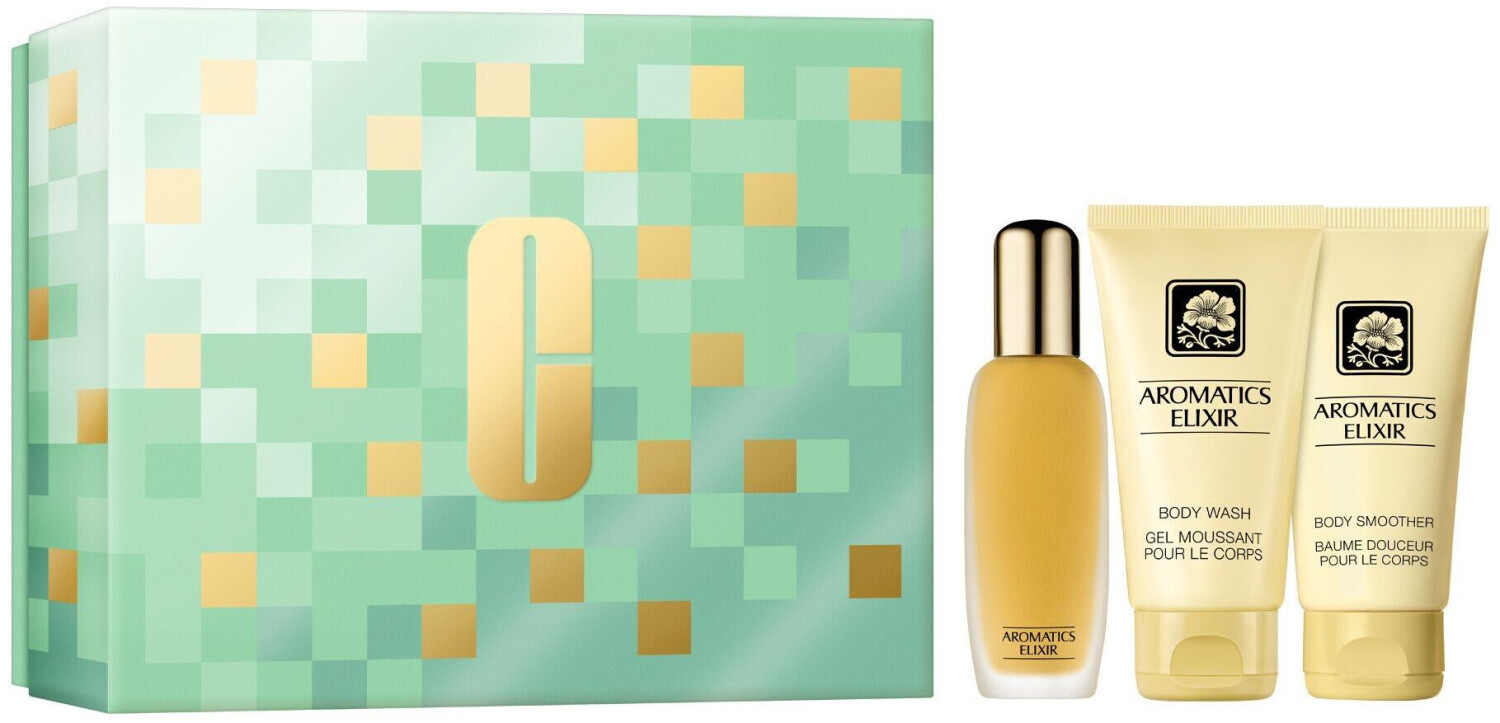Clinique Aromatics Elixir Parfum Box Set (45 ml Parfum + 75 ml BL + SG 75 ml)