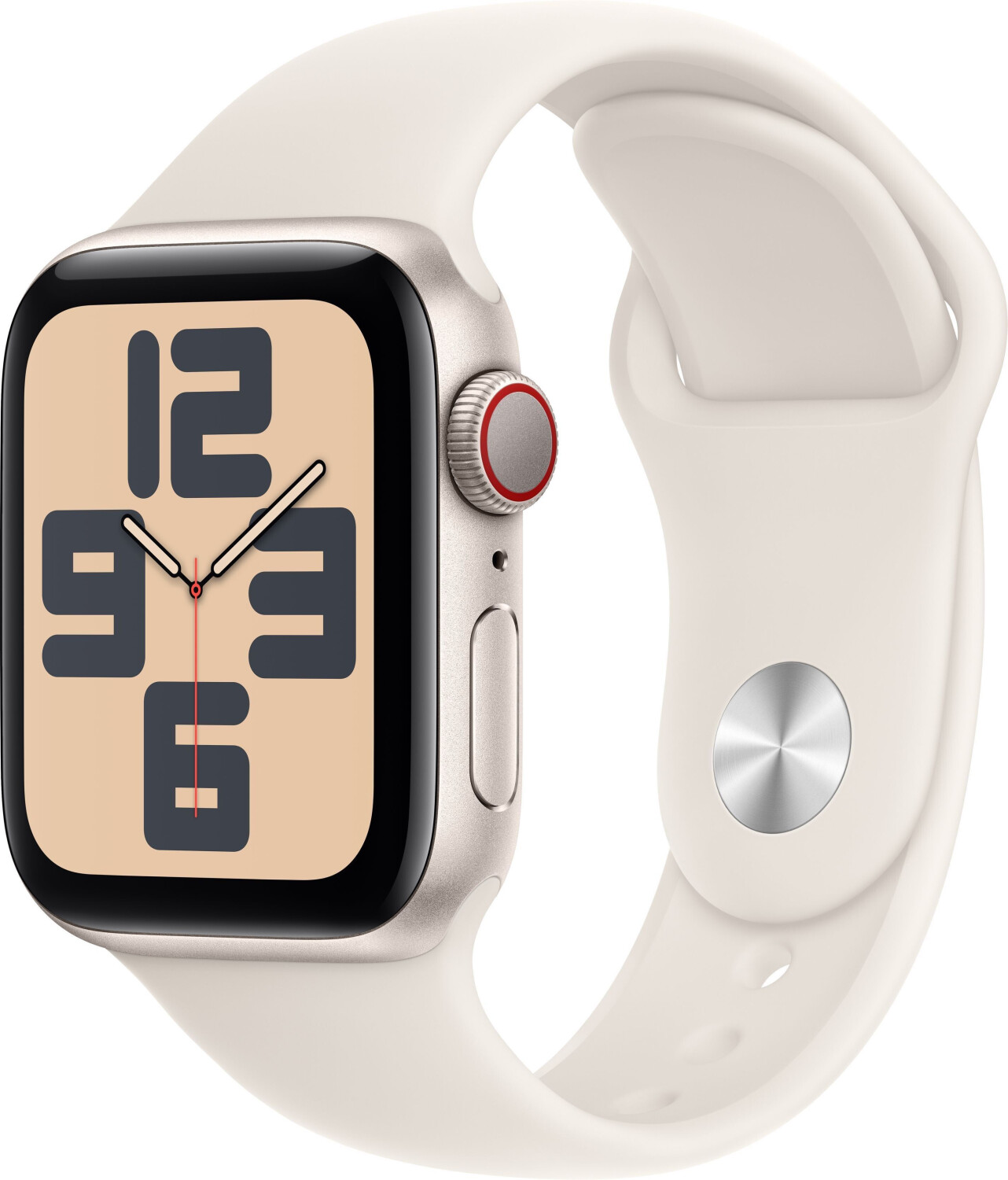 Apple Watch SE 2022 4G 40 mm Bracelet Sport ciel étoilé M/L