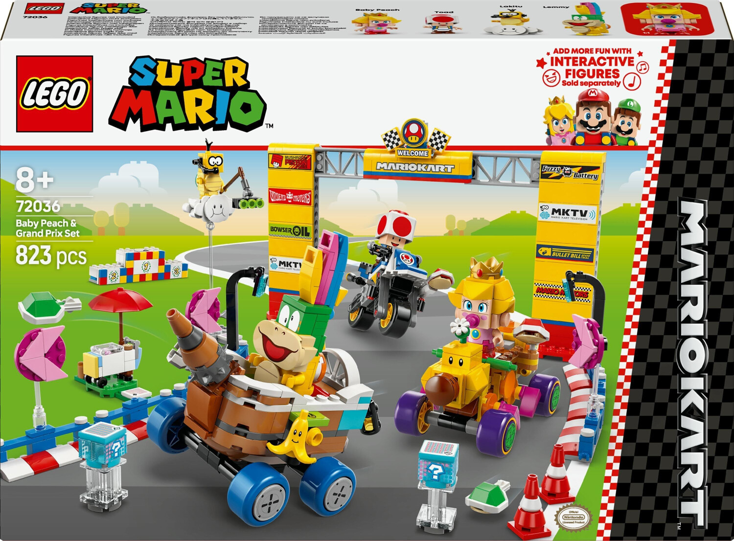 LEGO Super Mario - Bébé Peach et ensemble de grand prix (72036)