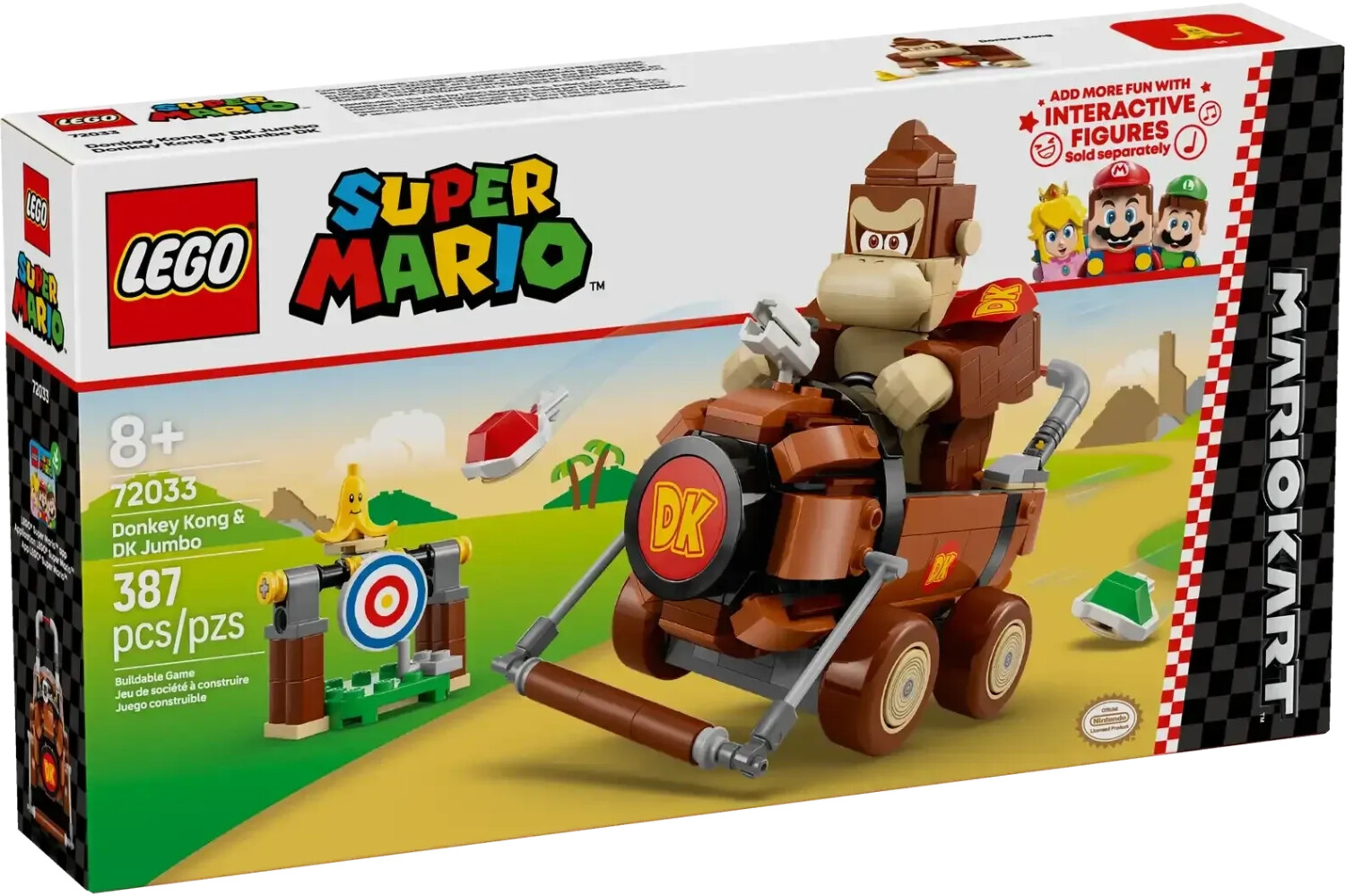 LEGO Super Mario Mario Kart - Donkey Kong et DK Jumbo (72033)