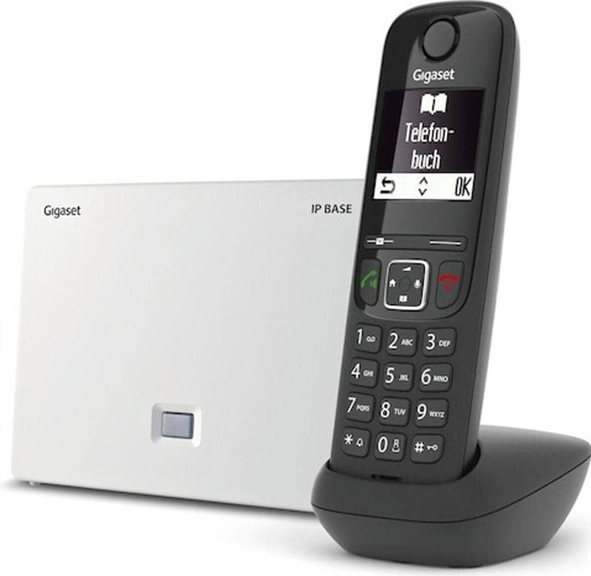 Gigaset AS690A Single Black with Base Station