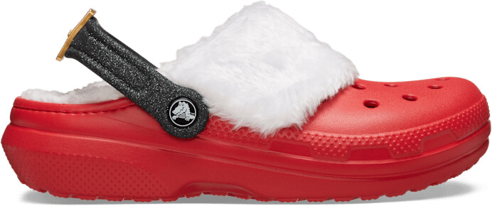 Crocs Classic Lined Santa Clog varsity red/multi