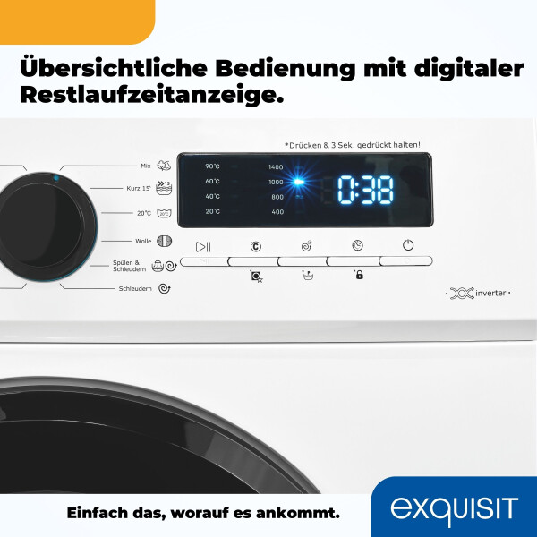 Exquisit WA8014-020A, Bild 6