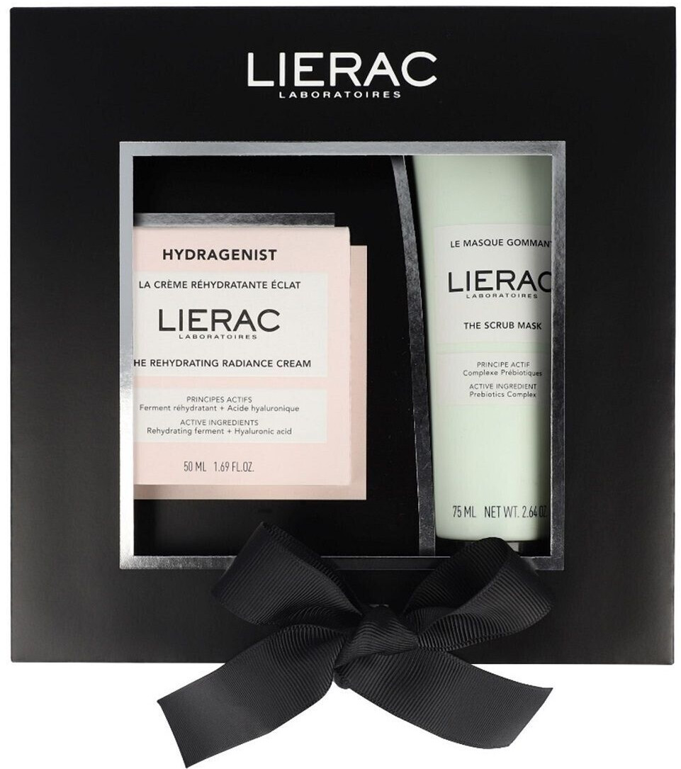 Lierac Hydragenist Illuminating Rehydrating Face Cream Dry Skin Set 2pcs