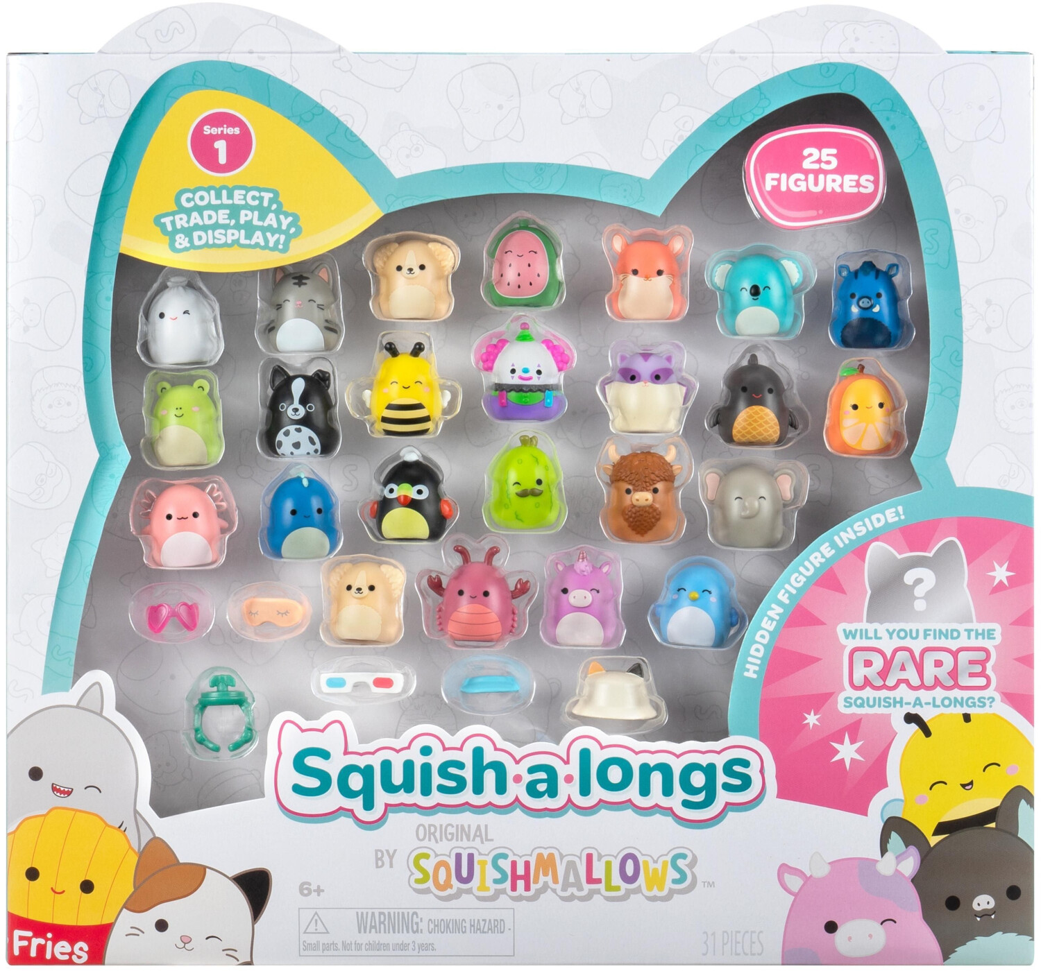 Jazwares Squishmallows Squish-a-longs 25 Pack