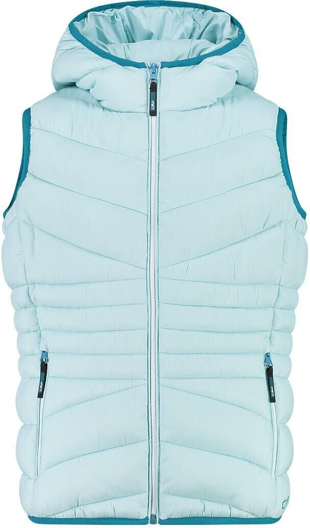 CMP Girl's Water-Repellent Vest with Padding (34Z3455) acqua