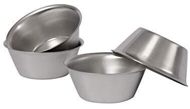 Artame Moules à pastéis de nata inox 4 pièces