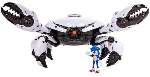 Jakks Pacific Sonic The Hedgehog 3 - Véhicule de combat crabe-robot