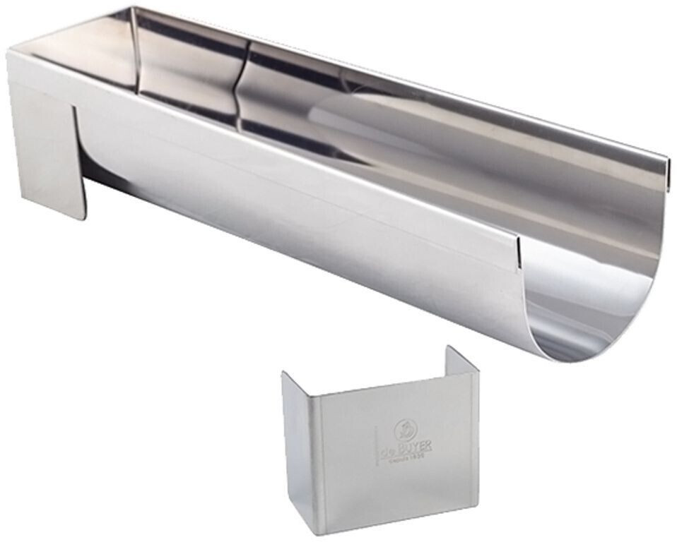 De Buyer Gouttière ronde inox 30 x 4.4 cm