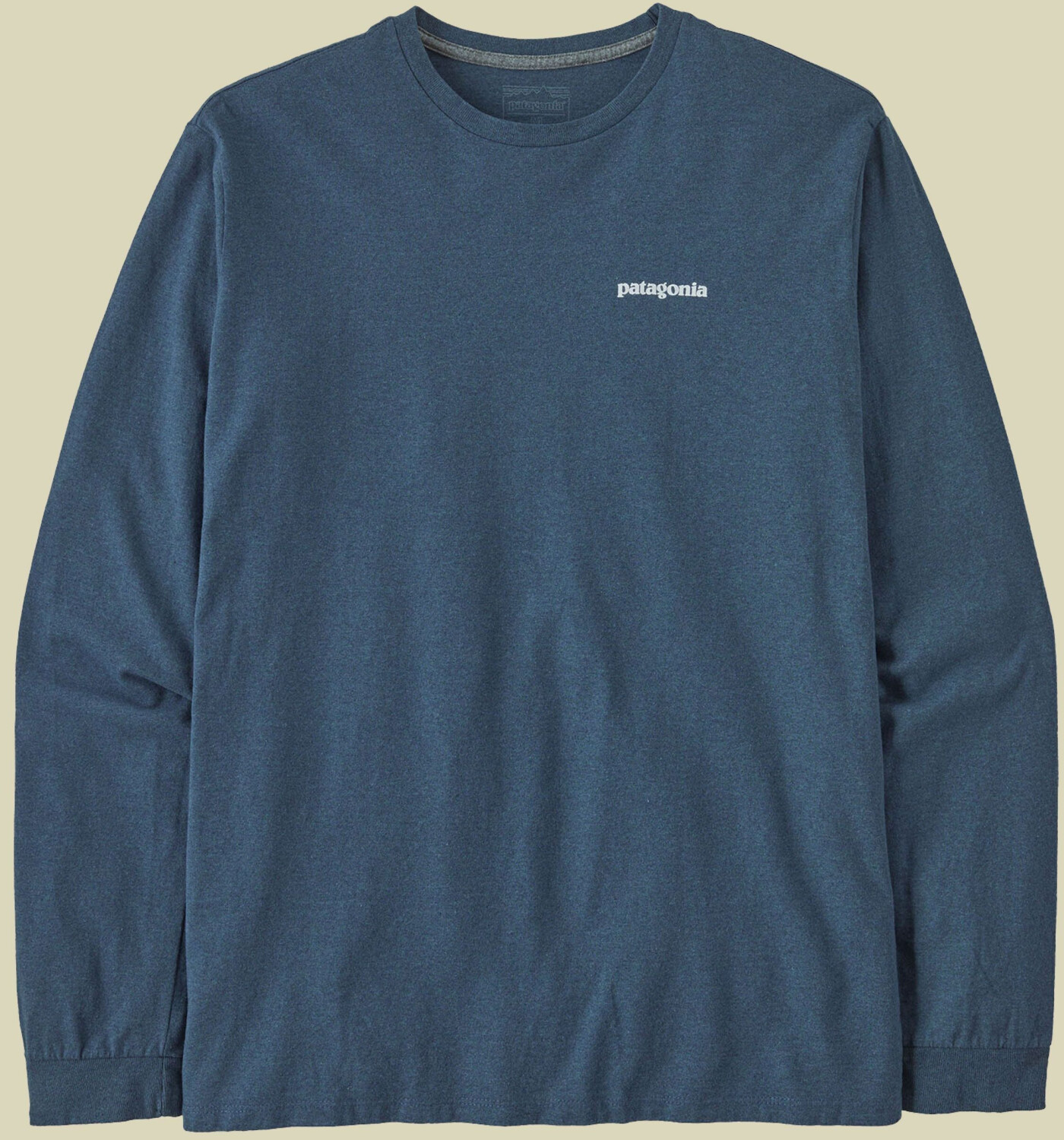 Patagonia Men's Long-Sleeved P-6 Logo Responsibili-Tee utility blue