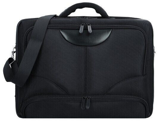 Dermata Gusset Briefcase (D3459NY) black