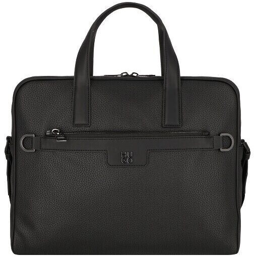 HUGO Nesh Gusset Briefcase (50529483) black