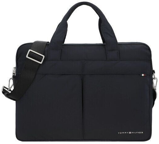 Tommy Hilfiger TH Signature Gusset Briefcase (AM0AM12215) black