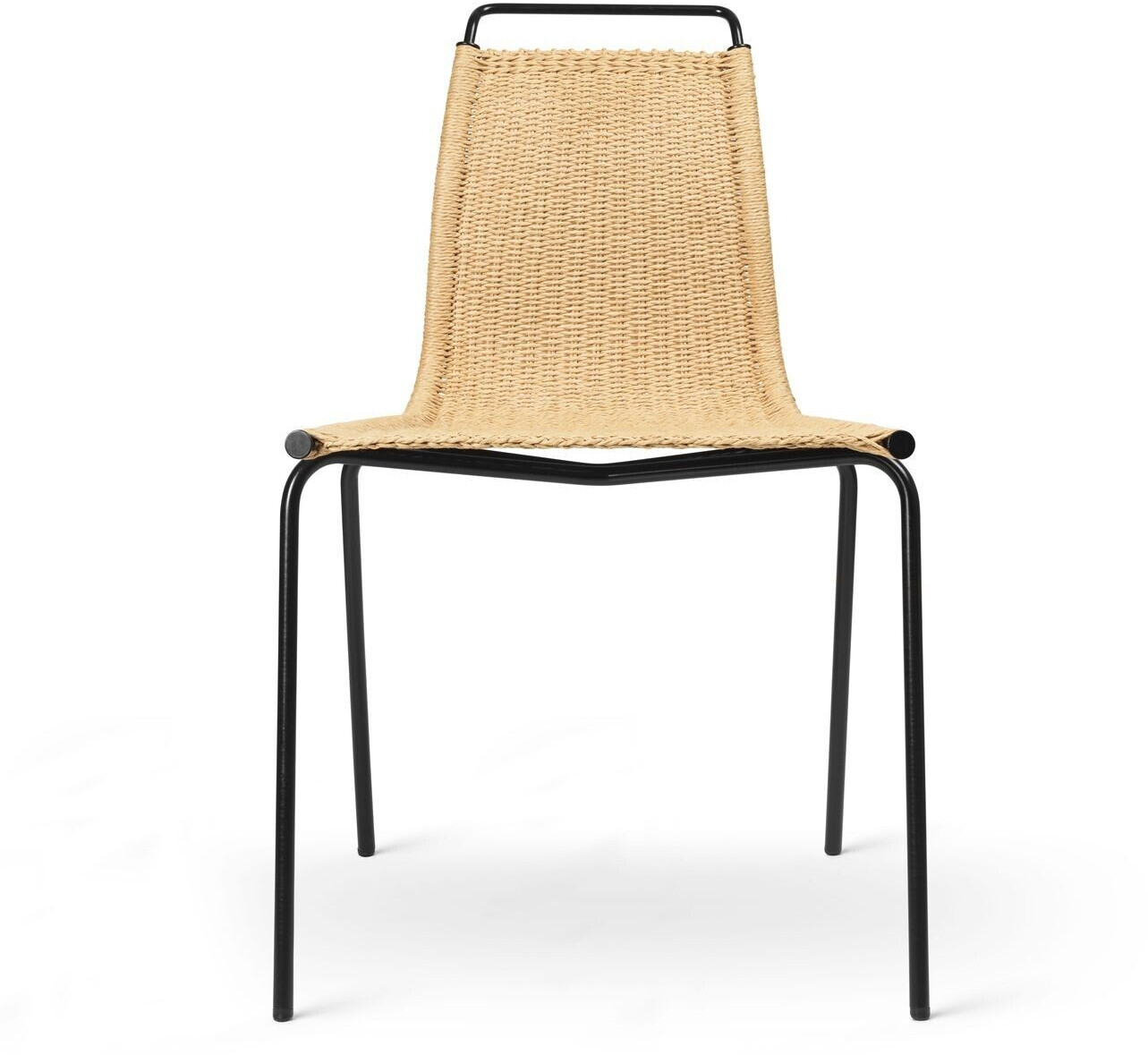 Carl Hansen & Søn PK1 chair - black metal paper - 50x77x51 cm - black powder coated steel (103)