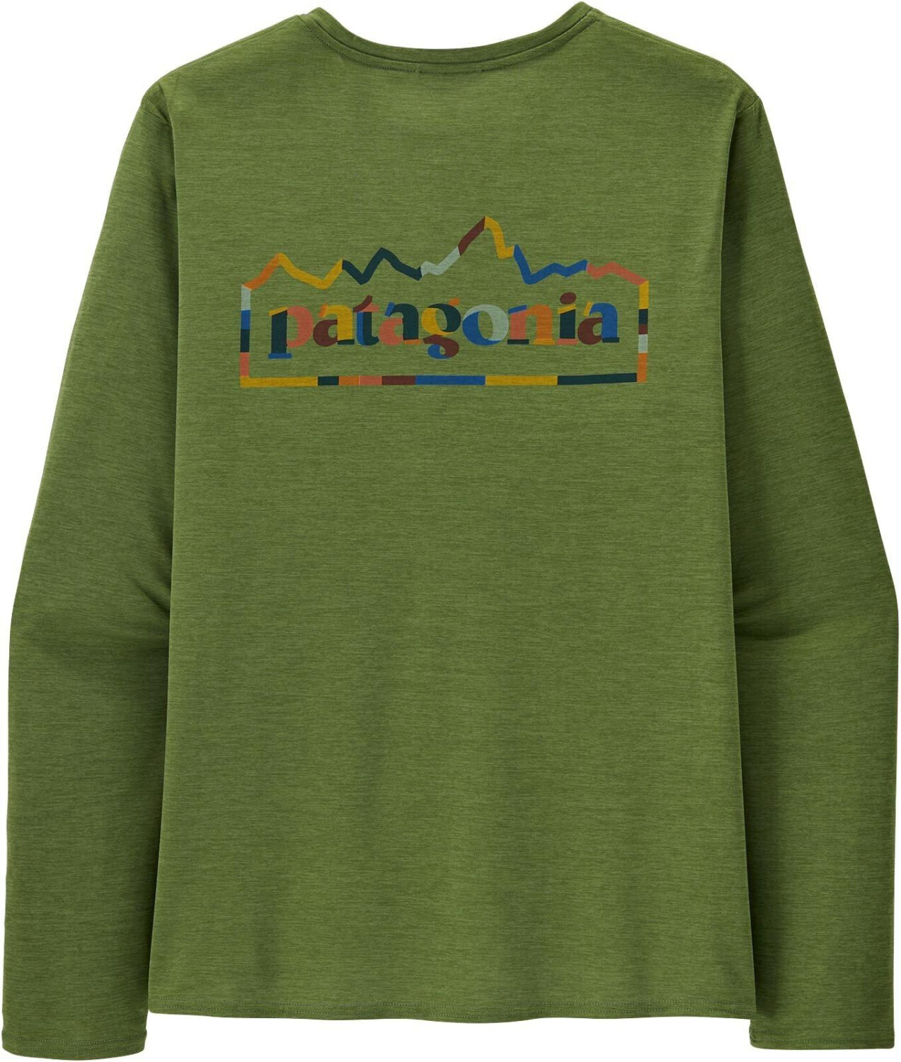 Patagonia Long-Sleeved Capilene Cool Daily Graphic Shirt Unity Fitz: Terrain Green X-Dye