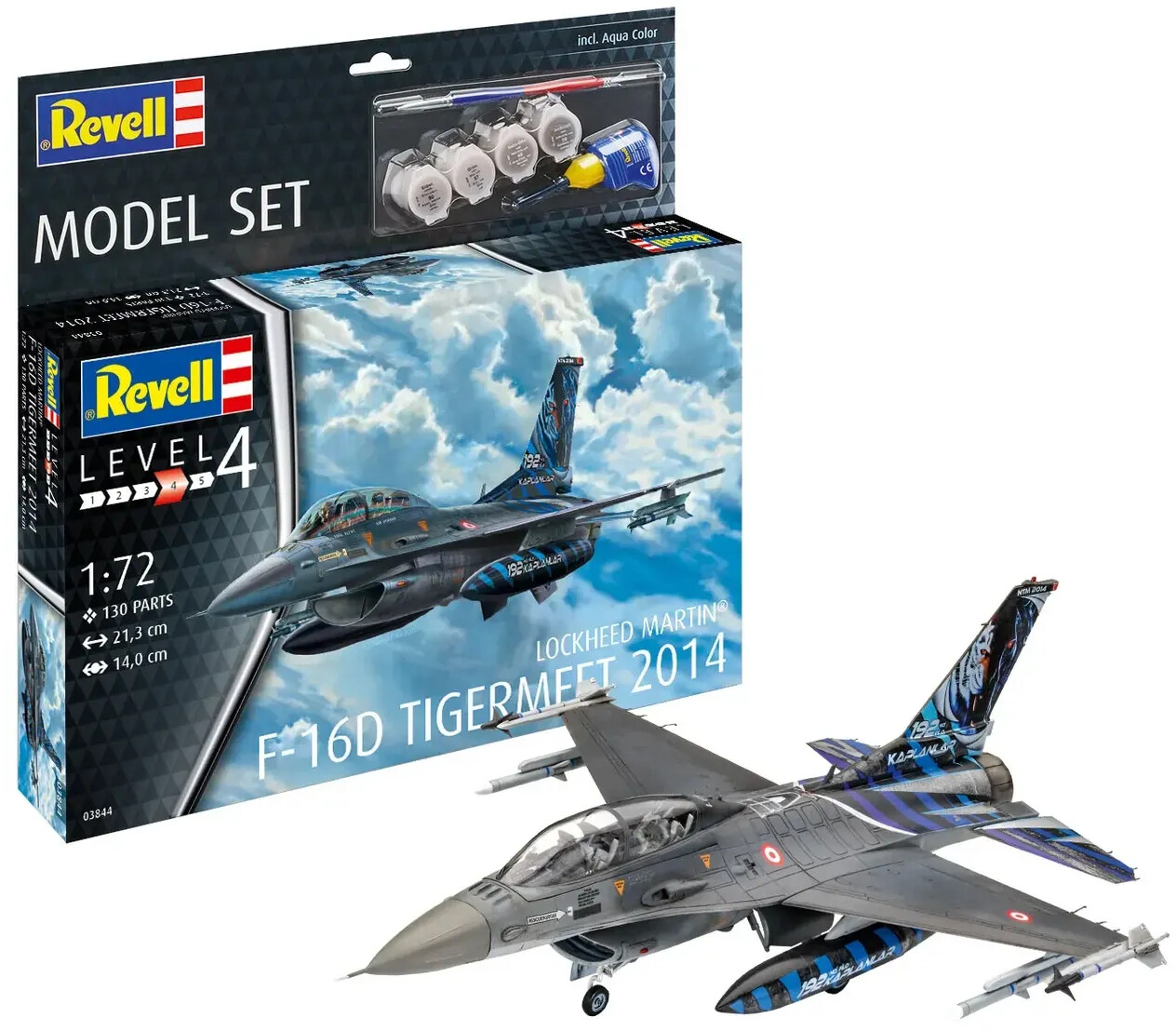 Revell Model Set Lockheed Martin F-16D Tigermeet 2014 (63844)