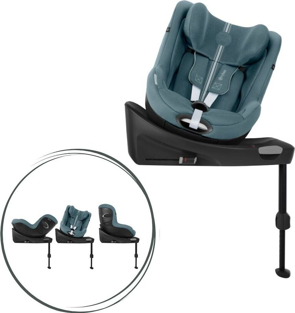 Siège Auto CYBEX Sirona Gi I-Size - Groupe 0+/1/2 (3 Mois à 4 Ans) Avec Base ISOFIX - Lava Grey