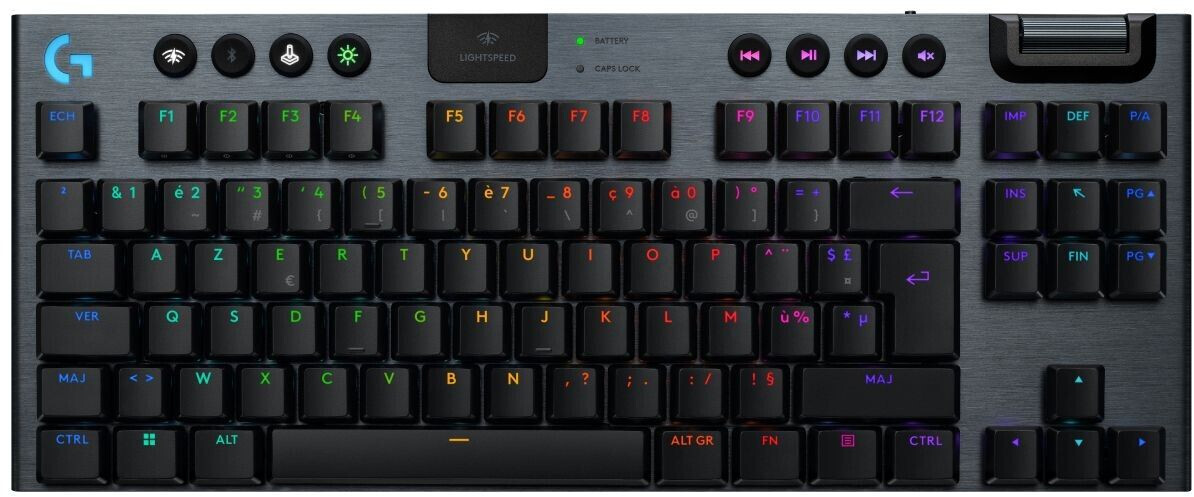 Logitech G G915 X LIGHTSPEED TKL noir (Clicky) (FR)