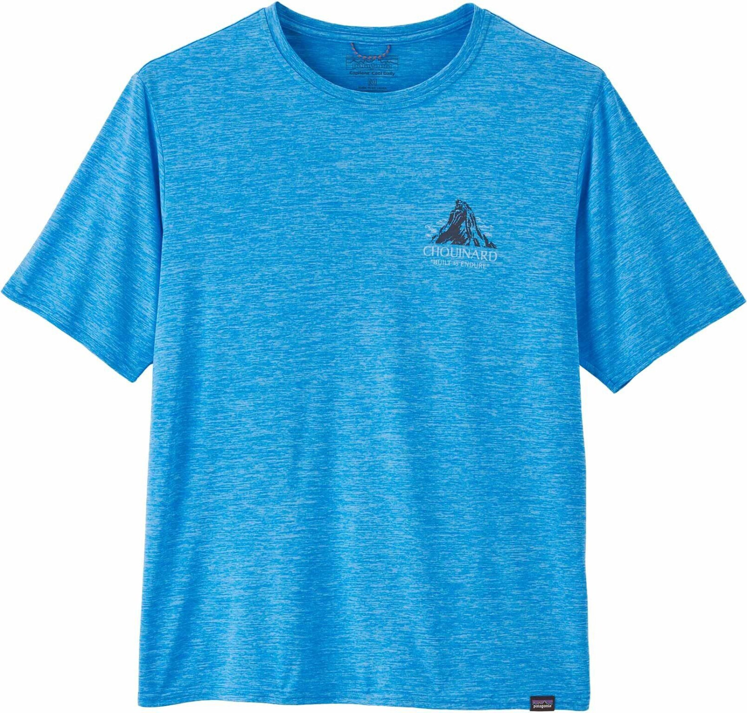 Patagonia Men's Capilene Cool Daily Graphic Shirt - Lands (45385) chouinard crest: vessel blue x-dye