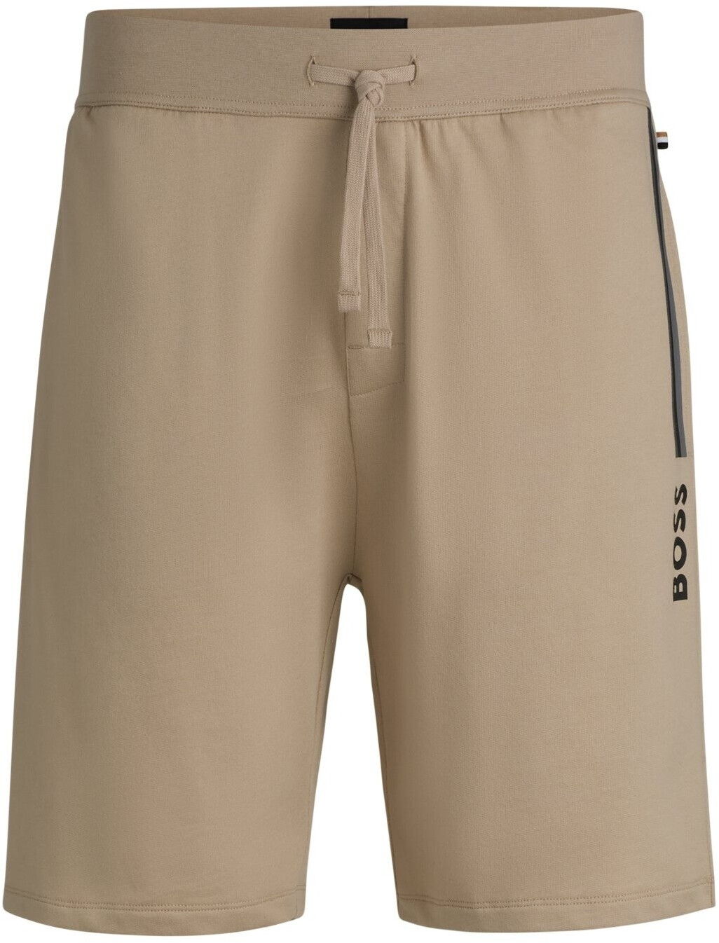 Hugo Boss Cotton terry shorts with logo print Authentic Shorts (50535837) light beige