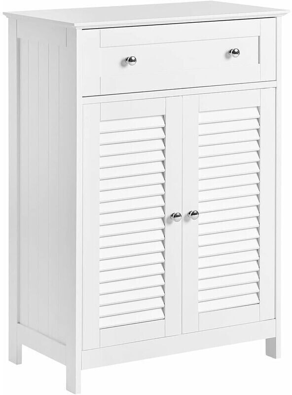 SoBuy Bathroom chest of drawers 60x87x35cm white (FRG238-W)