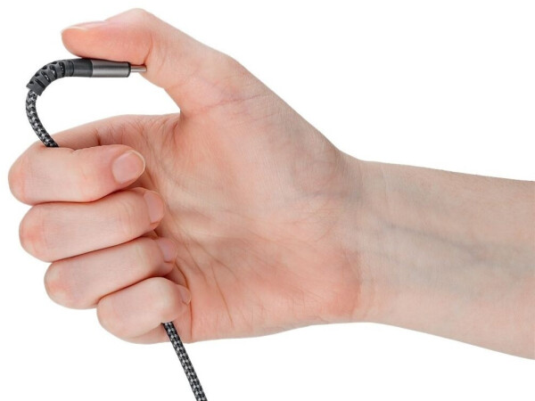Goobay 2in1 USB-Textilkabel, spacegrau/silber, 3 m, Bild 10