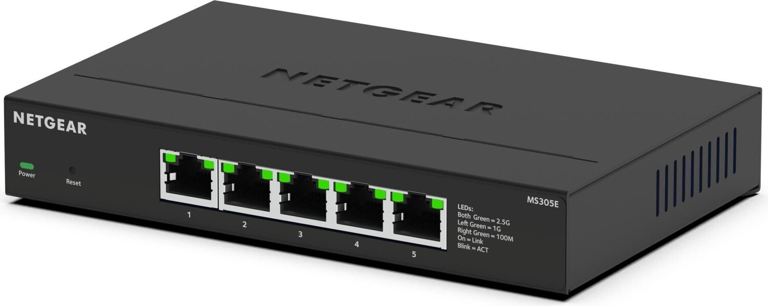 Netgear 5-Port 2.5G Multi-Gigabit Switch (MS305E)