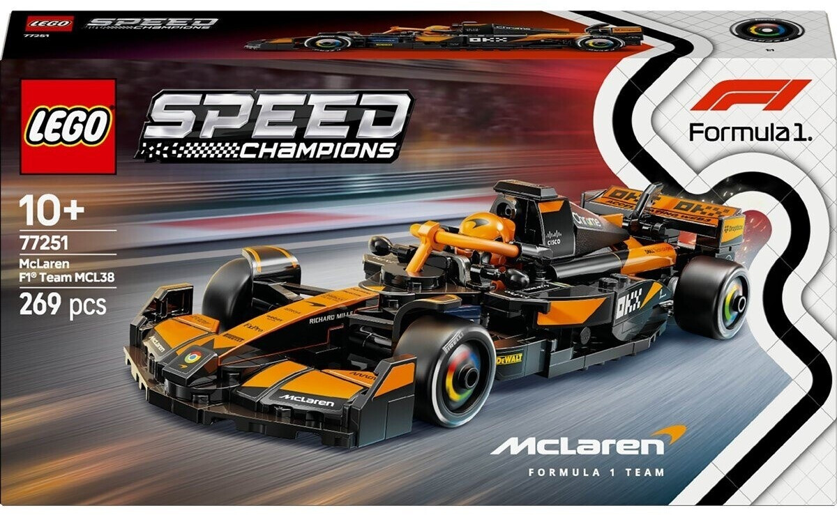 LEGO Speed Champions - Voiture F1 McLaren Team MCL38 (77251)