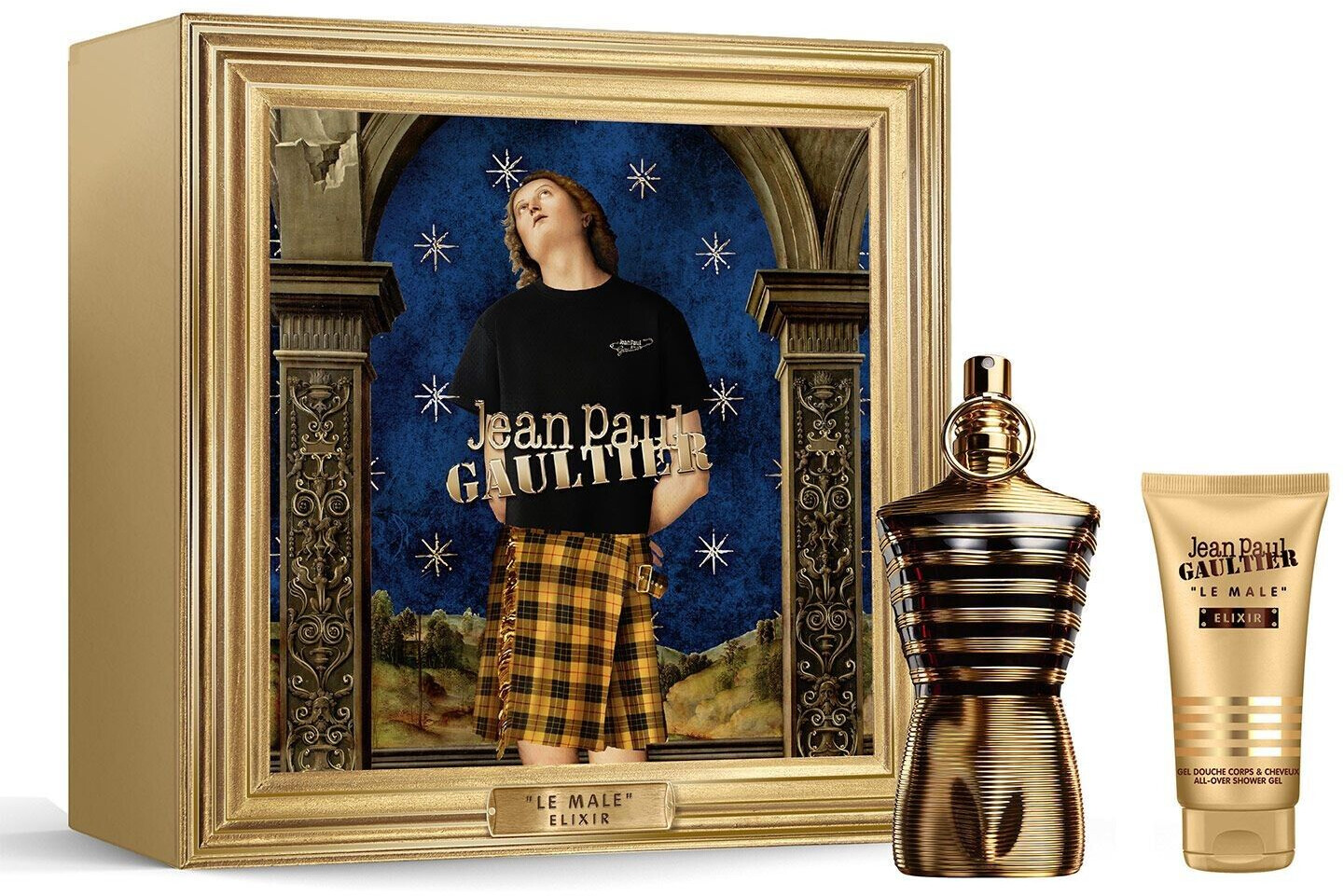 Jean Paul Gaultier Coffret cadeau Le Male Elixir (EdP 125 ml + Gel douche 75 ml)