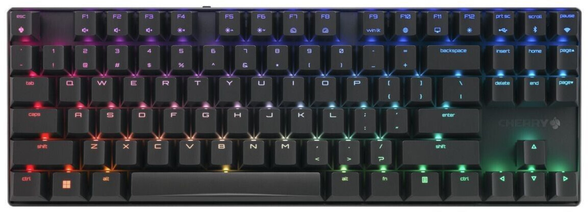 CHERRY MX 8.2 TKL sans fil RGB noir (MX Red) (US)
