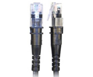 PatchSee Patchkabel ThinPatch UTP CAT 6a schwarz 1,2m