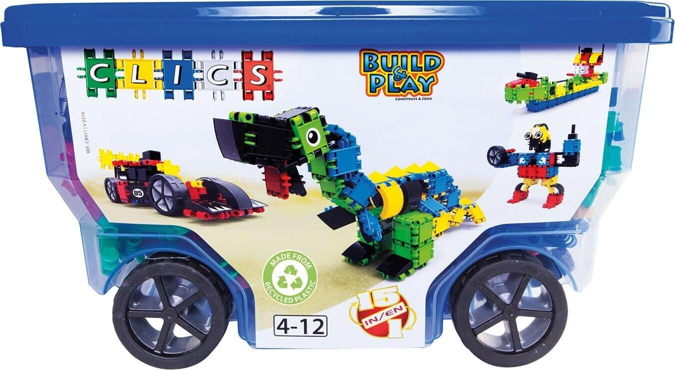 Clics Rolbox Building Blocks 377pcs.