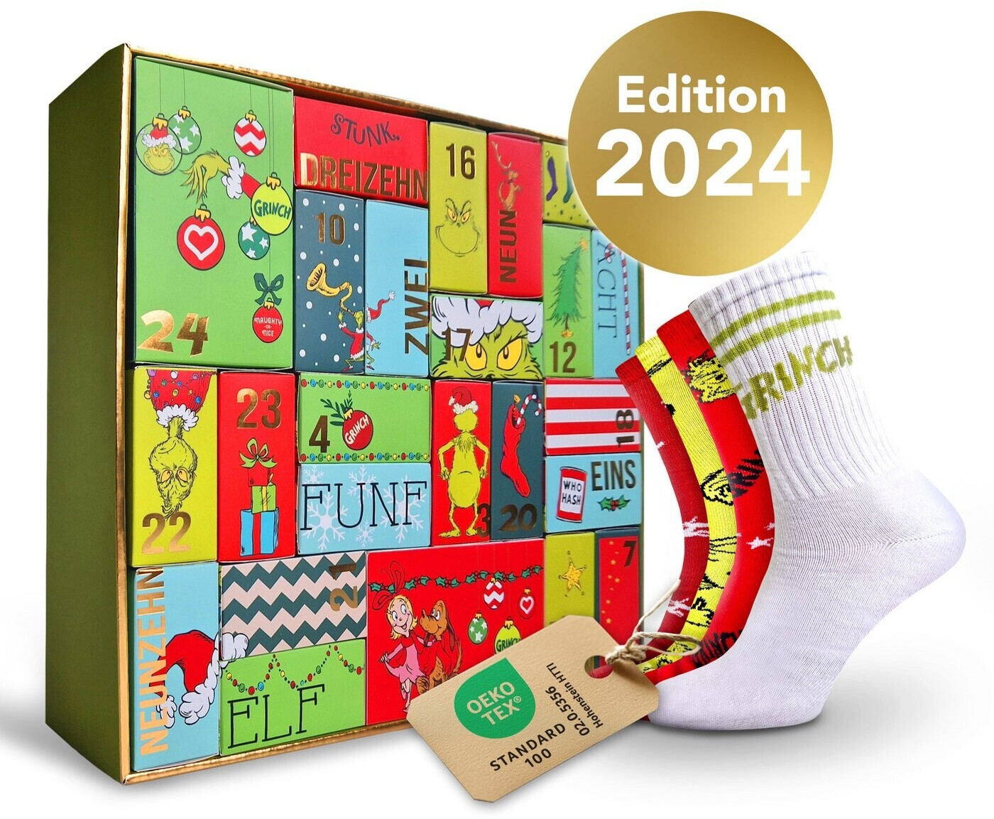 Sockswear THE GRINCH Socken Adventskalender ab 59,99 € (Oktober 2026)