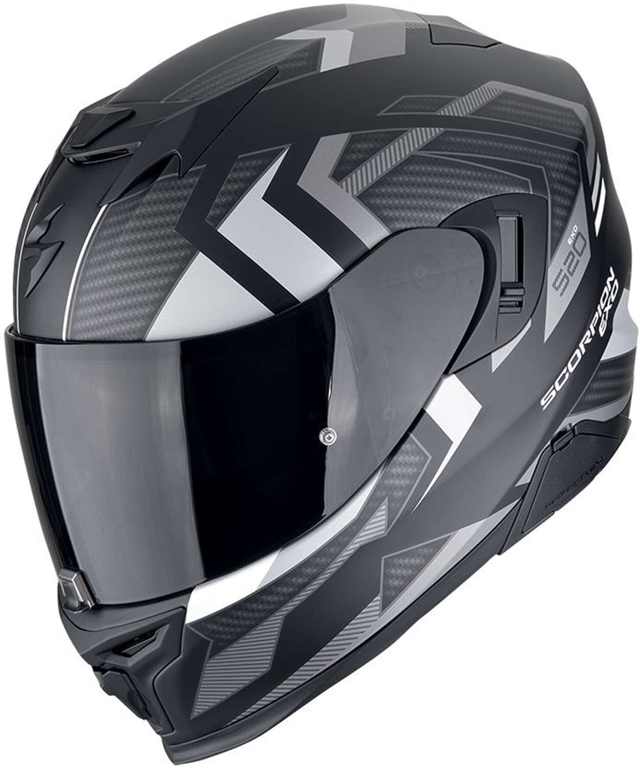 Scorpion Exo-520 Evo Air Sensus mat noir/argent