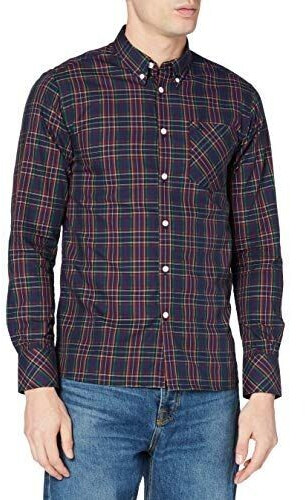 Merc London Chemise de smoking Regular Fit marine