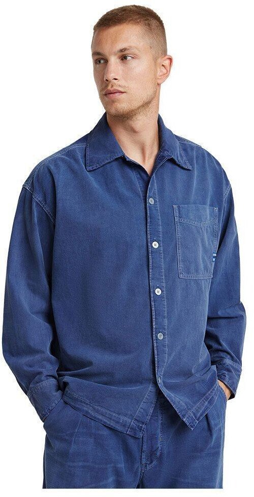 G-Star Chemise coupe boxy bleu D23007-D295-G335