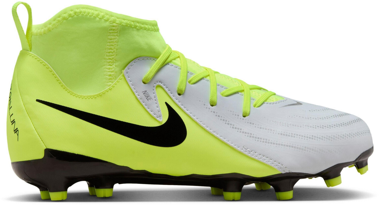 Nike Jr. Phantom Luna 2 Academy MG (FJ2603) metallic silver/volt/black